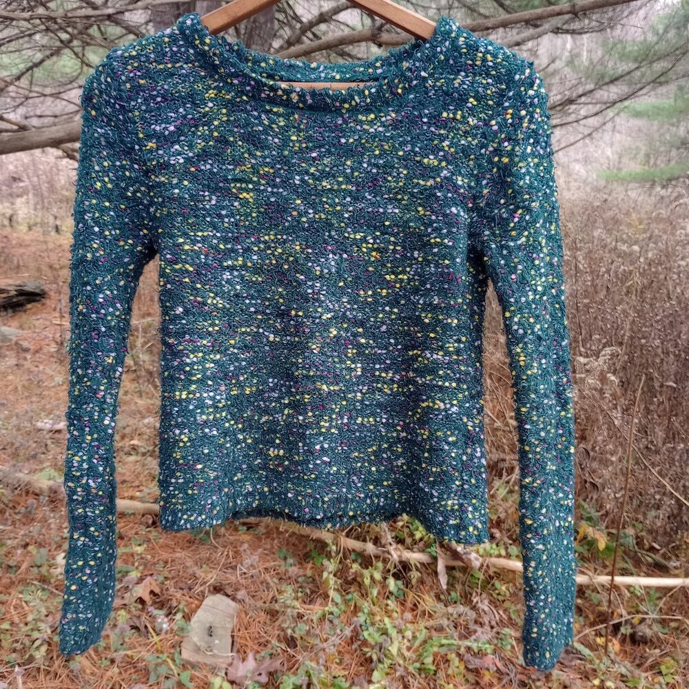 VERY cute green sweater